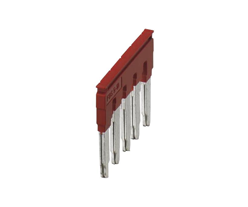 Plug-in bridge, pitch: 10.2mm, num of positions: 5, red FBS 5-10 3005948